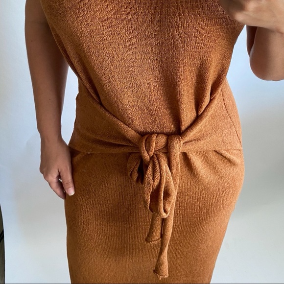 New • Mari •Lightweight Sweater Midi Party Dress - Picture 9 of 11